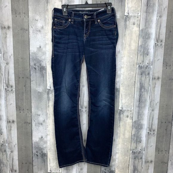 Silver Jeans Suki Mid Slim Boot Sz 27 - Picture 3 of 6